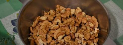 зимний кекс с орехами и сухофруктами. Шаг 2