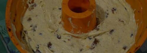 зимний кекс с орехами и сухофруктами. Шаг 7