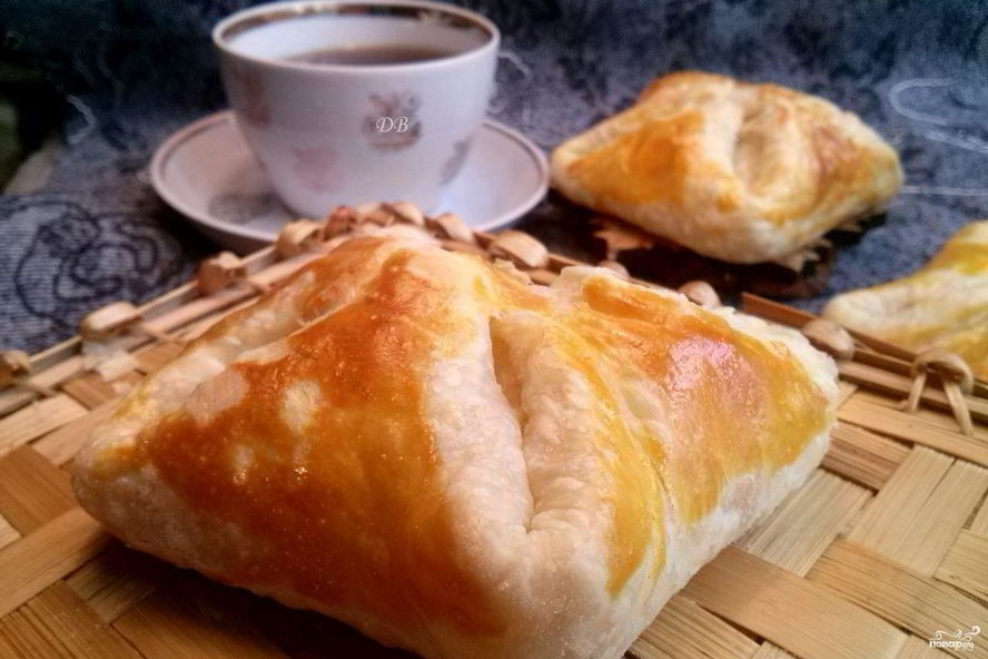 Рецепт хачапури иза готового слоеного тест