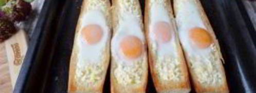 хачапури по-аджарски в багете. Шаг 5