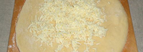 хачапури с сыром из дрожжевого теста. Шаг 6