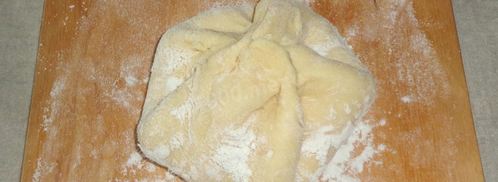 хачапури с сыром из дрожжевого теста. Шаг 7