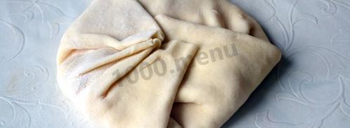 хачапури с творогом и сыром на сковороде. Шаг 9