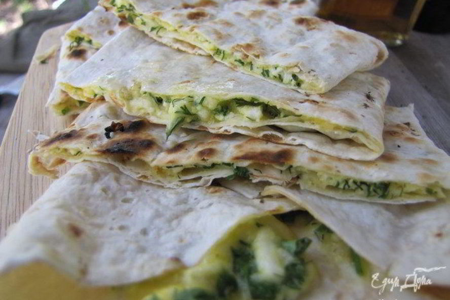 Рецепт лаваша — хачапури гриль