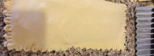 слоеный хачапури с ветчиной. Шаг 3