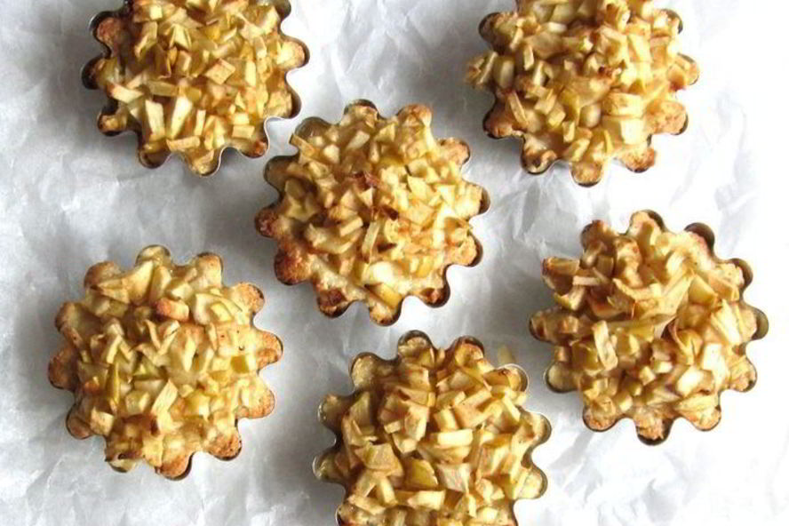 Рецепт деревенских галет с яблоками