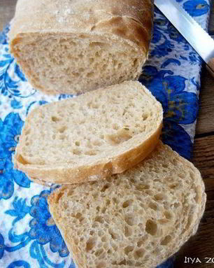 Деревенский хлеб из смешанной муки