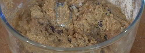 домашний хлеб с отрубями, изюмом и курагой. Шаг 8