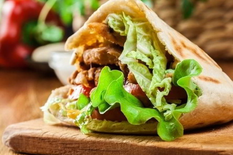 Рецепт хлеба питта с куриными котлетами