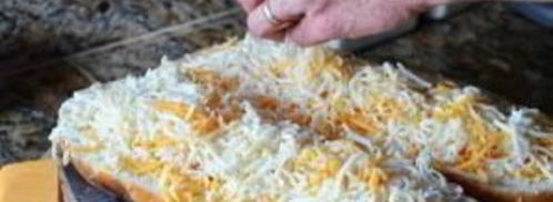 хлеб с сыром и чесноком в духовке. Шаг 5