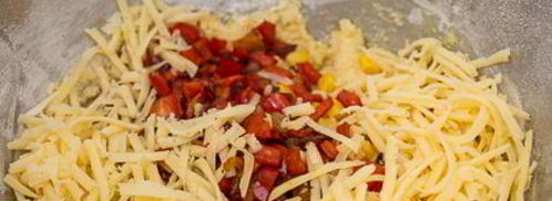 кукурузный хлеб с сыром. Шаг 11