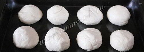 пампушки с чесноком к борщу. Шаг 4