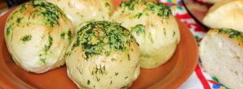 пампушки с чесноком к борщу. Шаг 9