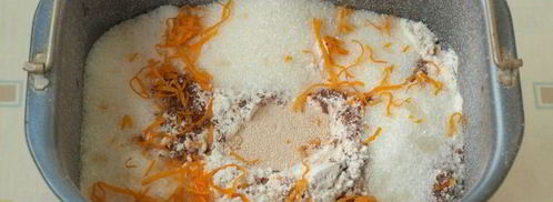 шоколадный сладкий хлеб в хлебопечке. Шаг 3