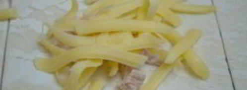 конвертики из бездрожжевого слоеного теста. Шаг 4