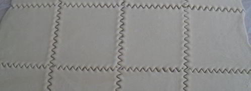 конвертики с ананасом. Шаг 2