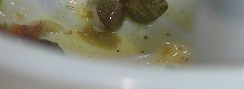 конвертики с козьим сыром, каперсами и анчоусами. Шаг 5