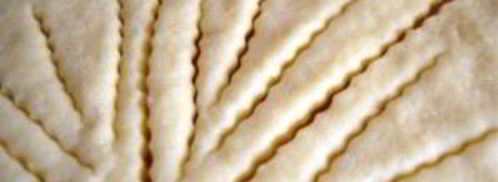 конвертики с яблоками из творожного теста. Шаг 3