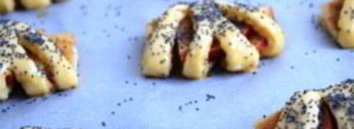 конвертики с яблоками из творожного теста. Шаг 5