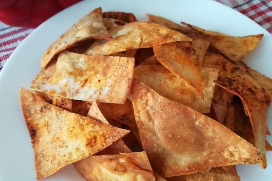 Рецепт чипсов из лаваша с копченой паприкой