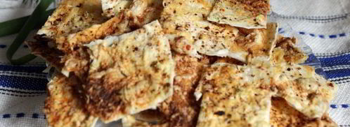 чипсы из лаваша со сметаной и сыром. Шаг 6