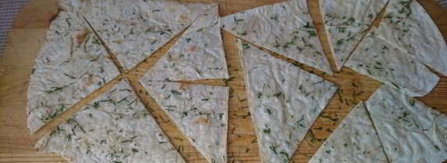 чипсы из лаваша. Шаг 5