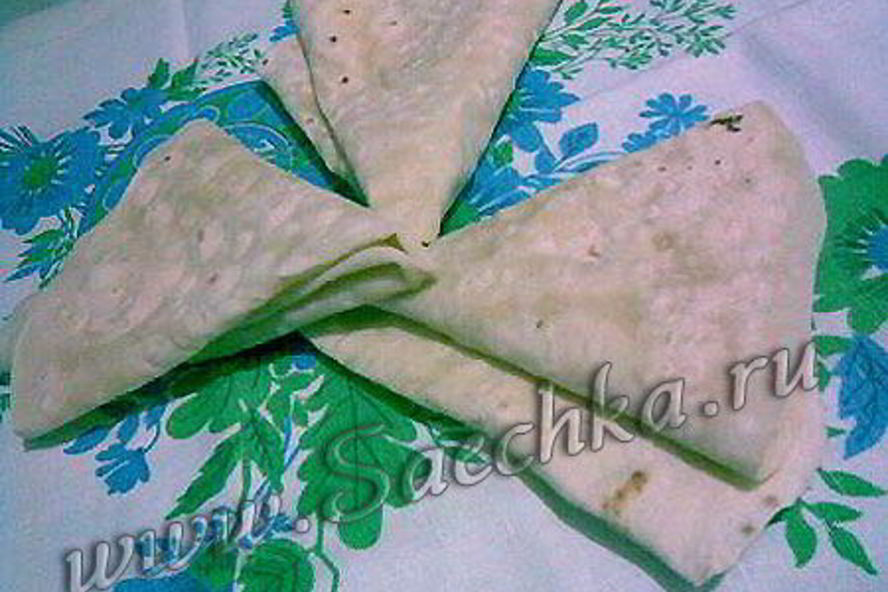 Рецепт домашнего лаваша