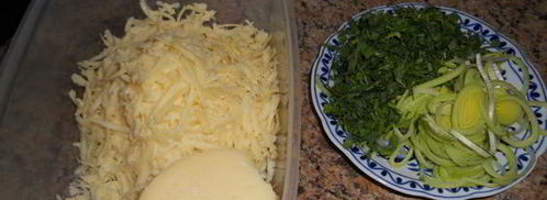 грибы в лаваше. Шаг 2