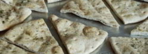 хрустящий лаваш с фасолевой намазкой. Шаг 3