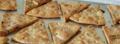 хрустящий лаваш с фасолевой намазкой. Шаг 7