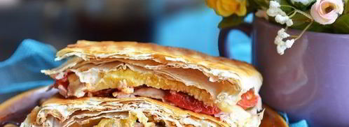 копченые куриные окорочка в лаваше. Шаг 10