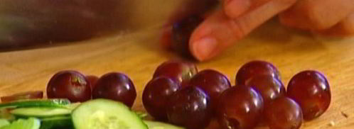 кулечки из лаваша с курицей и зеленью. Шаг 5