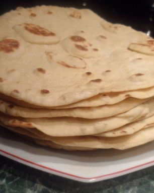 Лаваш на кефире на сковороде