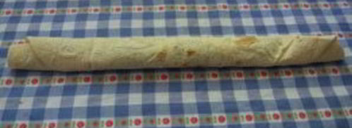 лаваш с брынзой и зеленью. Шаг 7