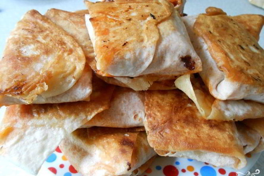 Рецепт лаваша с картошкой