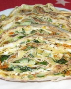 Лаваш с консервой