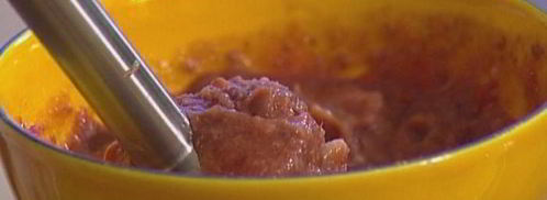 лаваш с красной фасолью, цукини и помидорами. Шаг 7