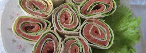 лаваш с красной рыбой. Шаг 5