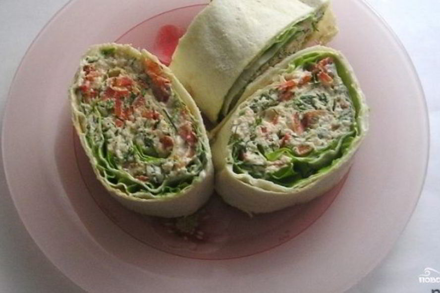 Рецепт лаваша с курицей