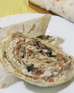 Лаваш с сардиной