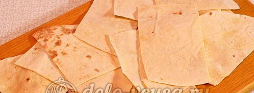 лаваш с сыром и луком. Шаг 7