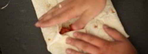 лаваш с укропом. Шаг 4