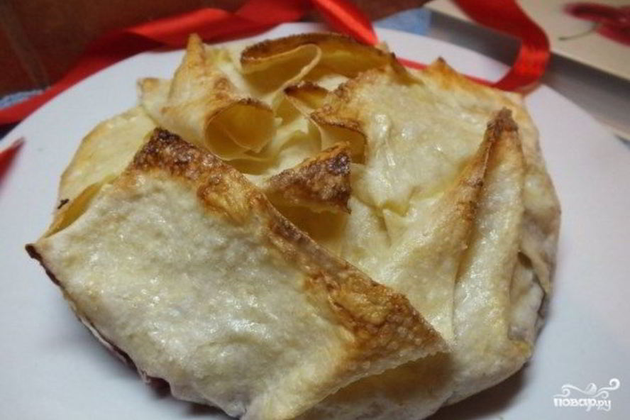 Рецепт лаваша с вишней