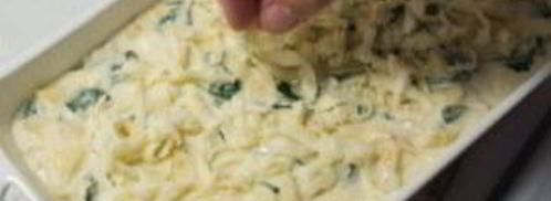 лаваш со шпинатом и сыром. Шаг 2