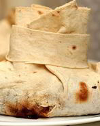 Мясо в армянском лаваше