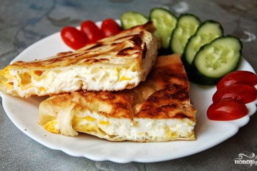 Рецепт обжаренного лаваша