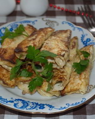 Палочки из лаваша с начинкой