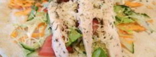 ролл с курицей в лаваше. Шаг 4