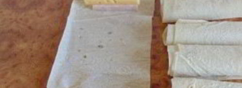 рулетики из лаваша жареные. Шаг 5