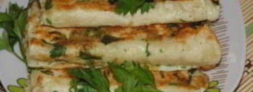 рулетики из лаваша жареные. Шаг 7